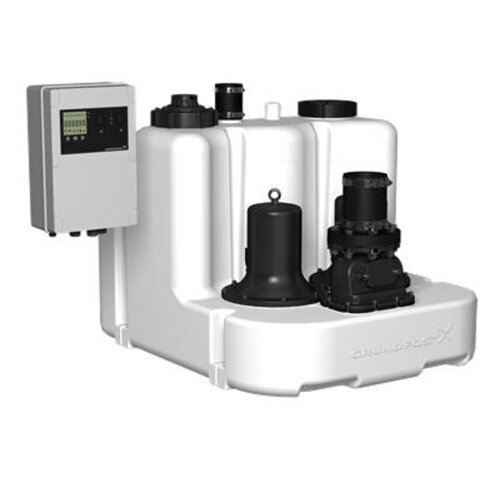 Grundfos Grundfos opvoerinstallatie Multilift MLD 22.3.4. Dubbelpomps. 60m3/h. H=10,4m.400V