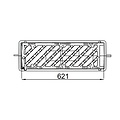 DWTN - Diederen Water Techniek Nederland Cast iron street gully 2357TP7. PVC exhaust 160mm. lxw=665x230mm. D400KN