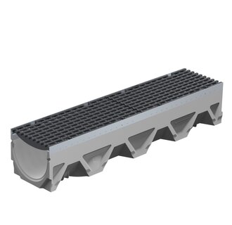 Grate gutter 200mm wide. Tec V200/0. L=1m