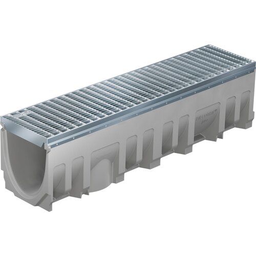 BG-Graspointner Grate gutter Filcoten Pro E200/0. L=1m. Class E, 600KN