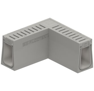 Drainage channel Filcoten ONE urban 100/0, corner element. L=2x0.49mm. Class D, 400KN