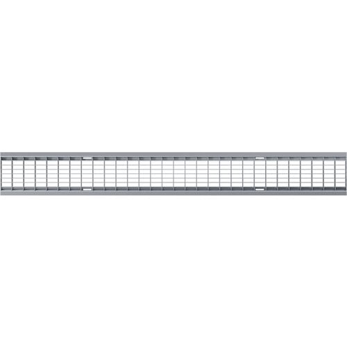 BG-Graspointner Stalen maasrooster 100mm goot. L=1m. MW 30/10. Berijdbaar door personenautos