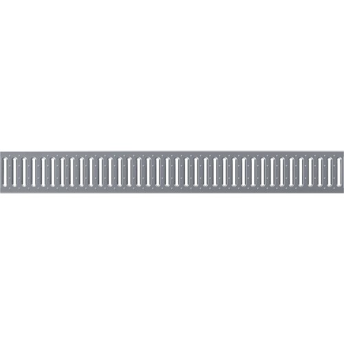 BG-Graspointner Stainless steel slot grille 100mm gutter. L=1m. Class A,15KN. SW 8/80