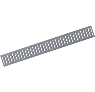 Schlitzgitter aus Edelstahl mit 100-mm-Rinne. L=0,5m. C250KN. SW 8/80