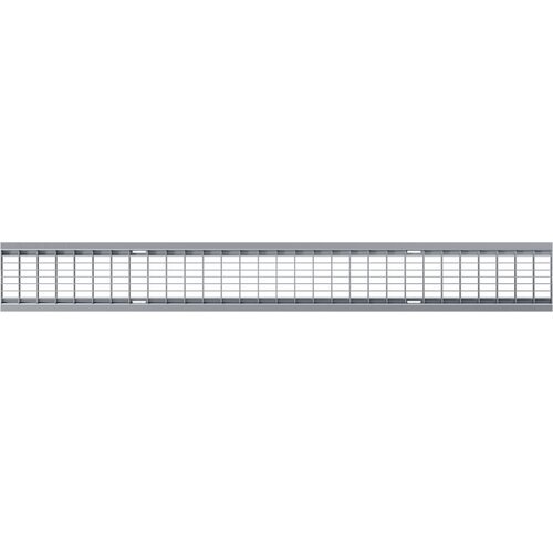 BG-Graspointner Stainless steel mesh grid 100mm gutter. L=1m. MW 30/10. Passable by passenger cars
