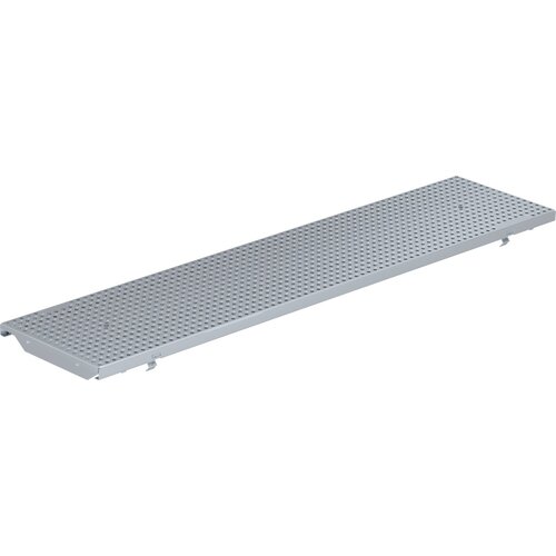 BG-Graspointner Stainless steel perforated grille 200mm gutter. L=1m. C250KN. Opening 6mm