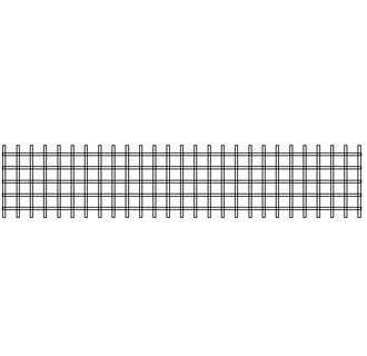 Kabelhalter Connect 100. LxBxH=1000x64x15mm. Maschenweite 31x31mm