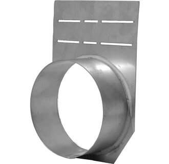 Steel end plate 200mm gutter. Drain 200mm