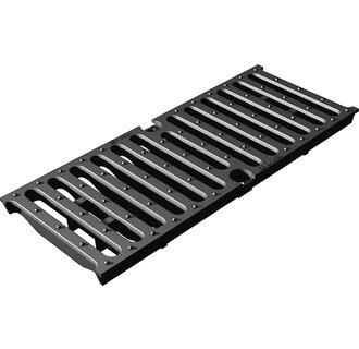 BGZ-S 200 slotted grille. SW 18/220, l=0.5m, class D, 400KN. Cast iron