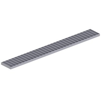 Mesh grid for roof and facade gutter Flex RB100. L=1m. Galvanized steel