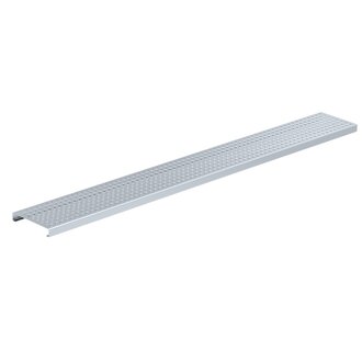 Perforated grid for roof and facade gutter Flex RB130. L=1m. Galvanized steel