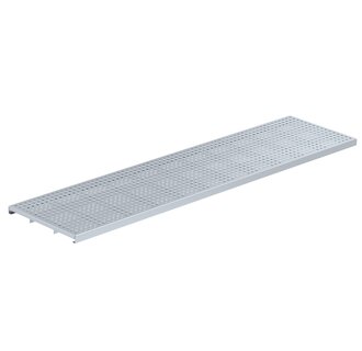 Perforated grid for roof and facade gutter Flex RB200. L=1m. Galvanized steel