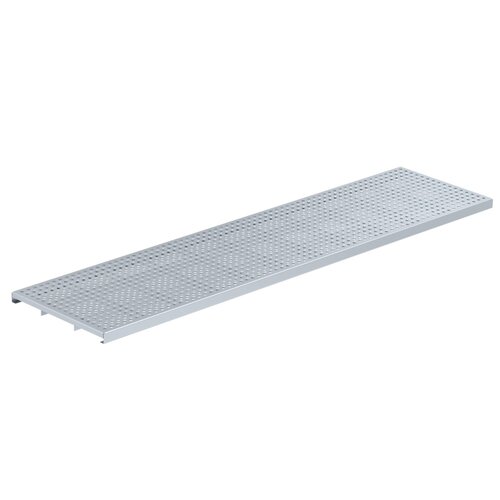 BG-Graspointner Perforated grid for roof and facade gutter Flex RB200. L=1m. Galvanized steel