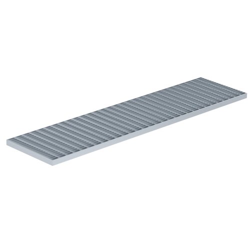 BG-Graspointner Stainless steel mesh grille for roof and facade gutter Flex RB200. L=1m