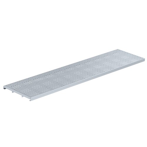 BG-Graspointner Stainless steel perforated grille for roof and facade gutter Flex RB200. L=1m