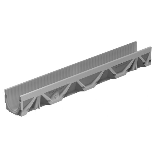 BG-Graspointner Drainage gutter 150mm wide. Light 150/100 L=1m. C250KN. Bottom drain 110mm