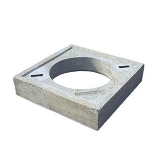 Concrete foundation plate 900x900x200mm. Opening 635mm. D400KN