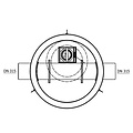 Tubobel Aqua Bypassafscheider 3/30l/s. Slibvang 600l. B125KN. Beton
