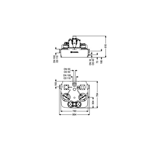 Kessel Hebestation Aqualift L. Doppelpumpe SPF 2900-S3