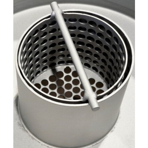 DWTN - Diederen Water Techniek Nederland Stainless steel dirt bucket floor drain WD150. Domestic.