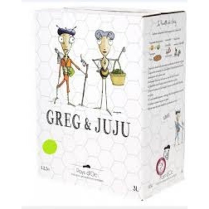 Domaine Robert Vic / Preignes Le Vieux Wijn in pak 5 liter - Greg&Juju Sauvignon / Terret Blanc