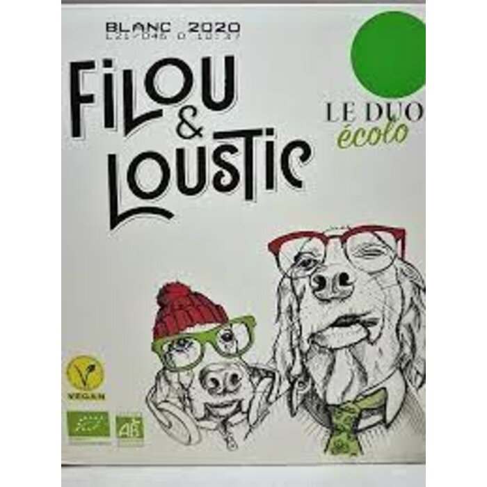 Domaine Robert Vic / Preignes Le Vieux Wijn in pak 3 liter- Filou & Loustic Blanc