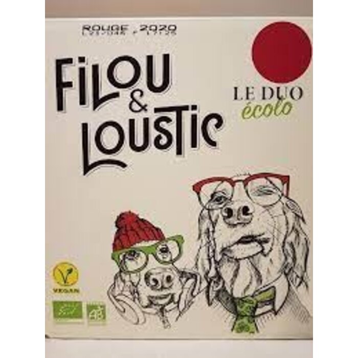 Domaine Robert Vic / Preignes Le Vieux Wijn in pak 3 liter- Filou & Loustic Rouge