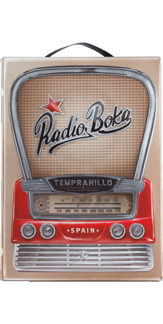Wijn in pak 3 liter - Radio Boka Tempranillo Tinto Castilla