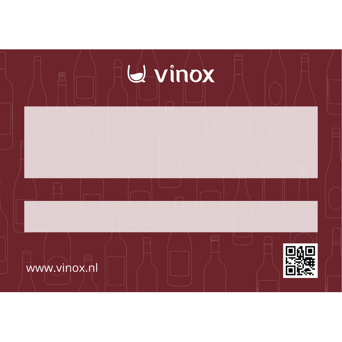 Vinox Cadeaubon Vinox