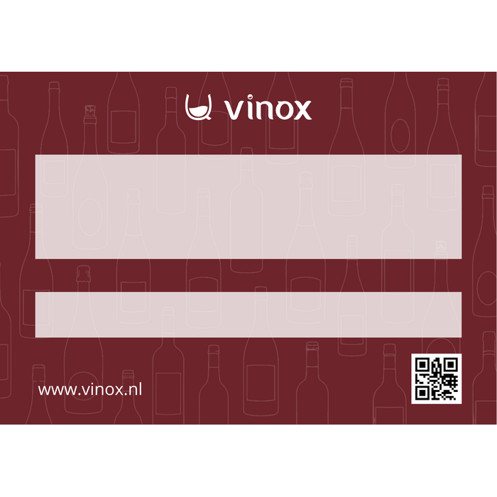 Vinox Een cadeaubon van Vinox!