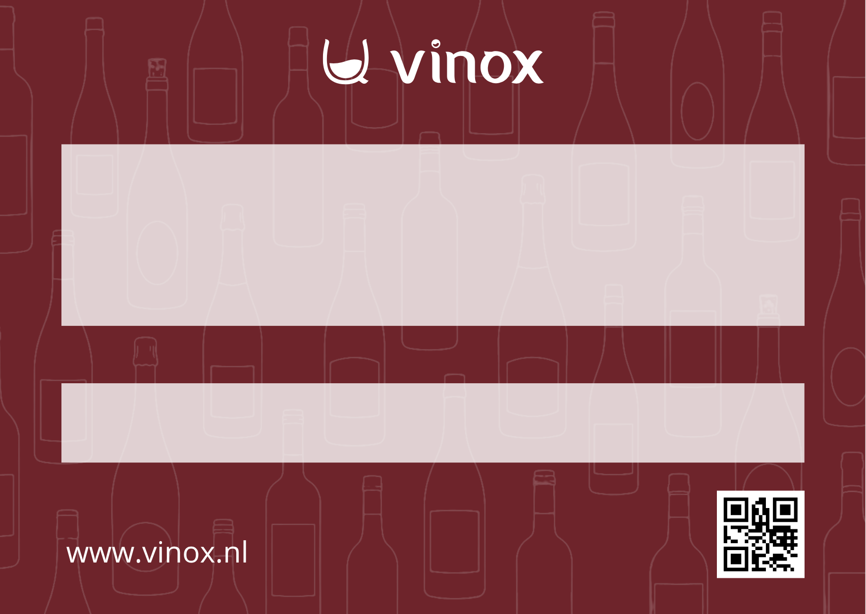 Vinox Een cadeaubon van Vinox!