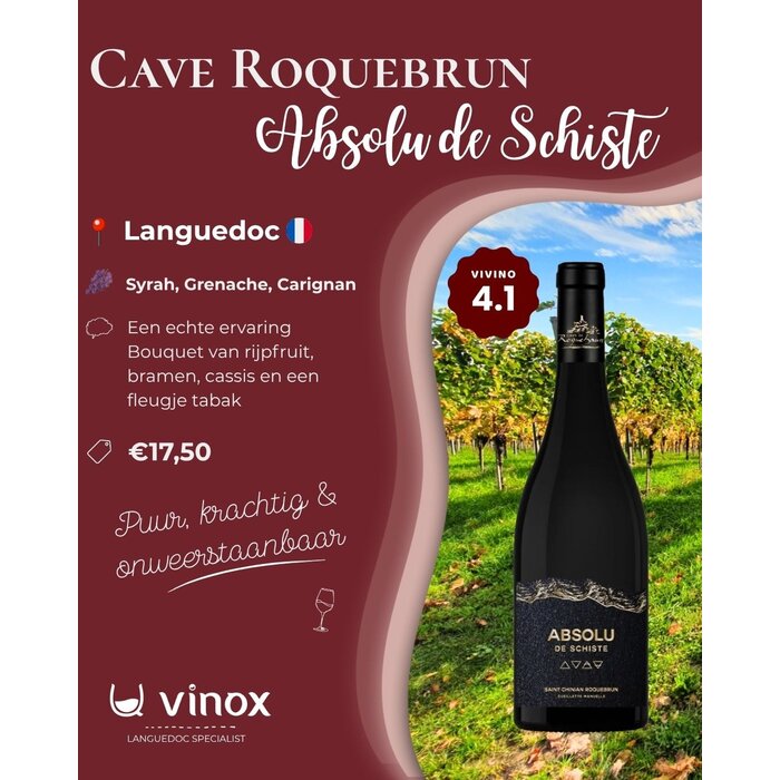 Cave de Roquebrun Cave Roquebrun Absolu de Schiste