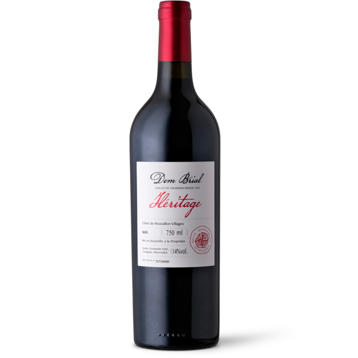 Dom Brial Héritage Rouge 2020 AOP Côtes du Roussillon Villages