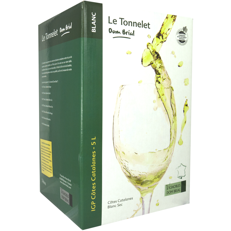 Domaine Robert Vic / Preignes Le Vieux Wijn in pak 5 liter - Dom Brial Blanc