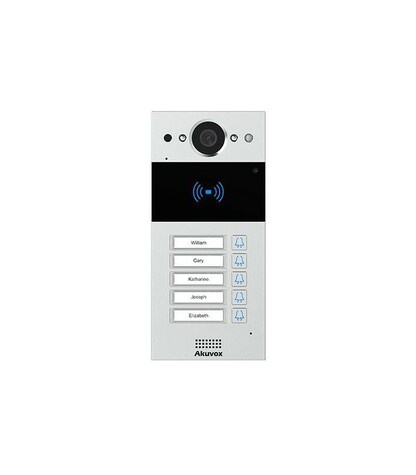 AKUVOX AKUVOX R20BX5 Intercom - 5 button incl. opbouw set