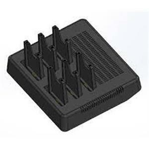 Spectralink 6-slot desktop cradle charger for 92-series bat. Includes power supply for Europe