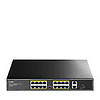 Cudy 16 Poort 100Mbit PoE+ /2xUplink /1xCombo SFP