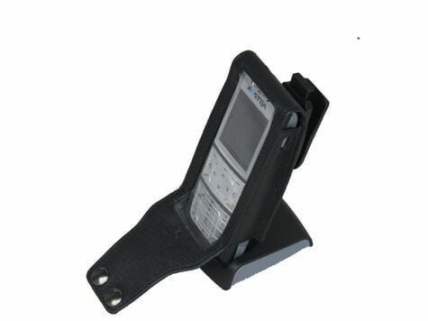 Mitel Mitel Lederen Draagtas Aastra 610//612D/620D/622D zwart Incl. Riemclip Incl. opening on the bottom