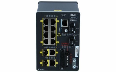 Cisco IE2000 with 8FE Copper ports and 2GE Combo (Lan Lite)