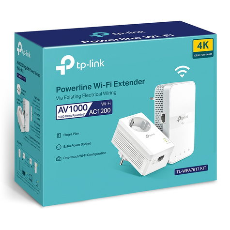 TP-Link TP-Link Powerline WiFi TL-WPA7617 KIT 1000Mbps 2st