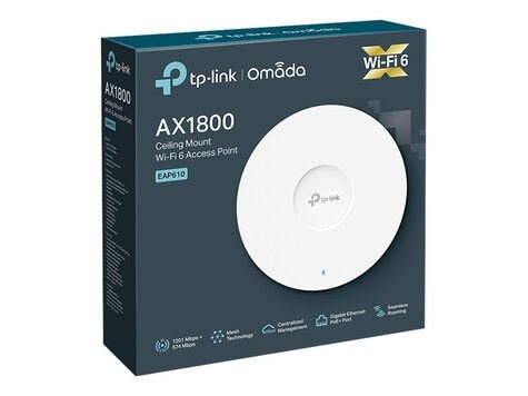 TP-Link Omada EAP610 entry-level WiFi 6 Acces Point