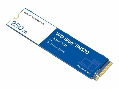 Western Digital 250GB M.2 PCIe NVMe WD Blue SN570 TLC/3300/1200