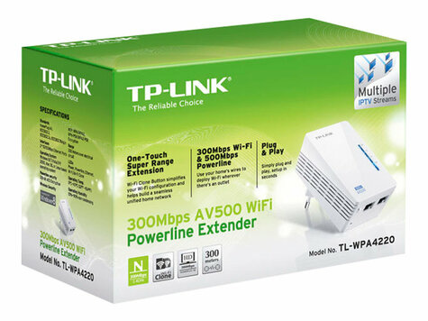 TP-Link Powerline WiFi TL-WPA4220 600Mbps 1st.