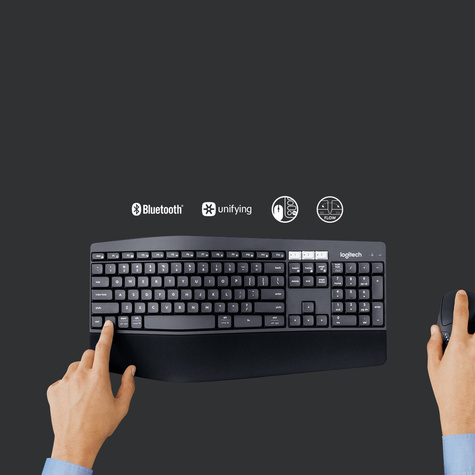 Logitech DT MK850 Performance Zwart draadloos Retail QWERTY