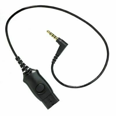 Poly Standard 3.5mm to QD cable - Short (15cm). Works in 99% of the cases.