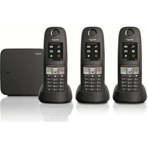 Gigaset E630 TRIO, Black (1x E630 + 2x E630h)