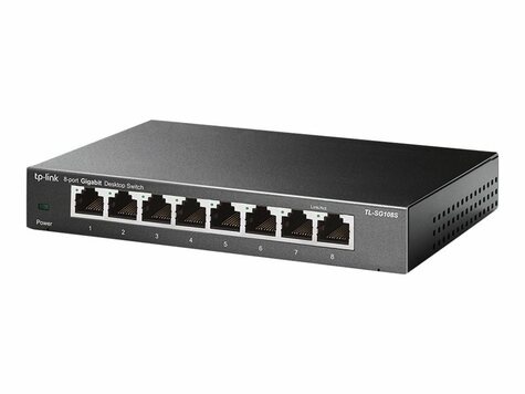 TP-Link TP-Link 8Port 1Gb Metalen behuizing TL-SG108S