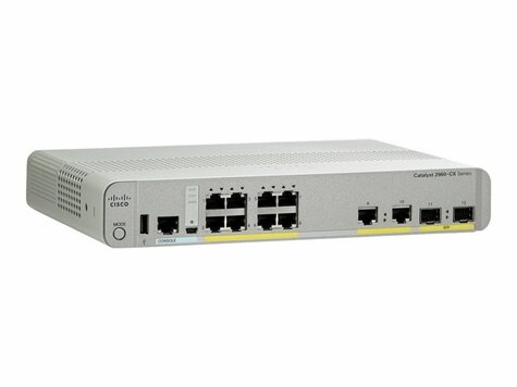 Cisco NWork Catalyst 2960-CX 8x 1Gb  2x 1Gb SFP uplink LAN Base