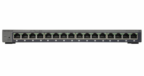 Netgear ProSAFE GS116E - Netwerk Switch - Smart managed - 16 gigabit poorten