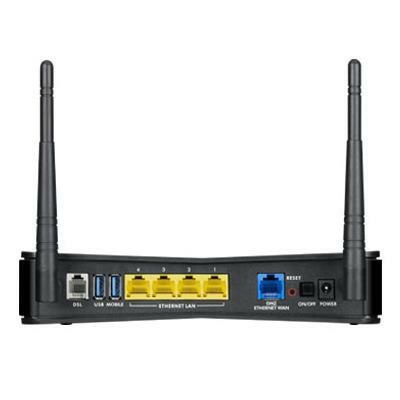 ZyXel VDSL2 /ADSL2+ Annex A VPN gateway, 4GE LAN, 2 USB 2.0, 802.11n, 20 IPsec VPN, VDSL